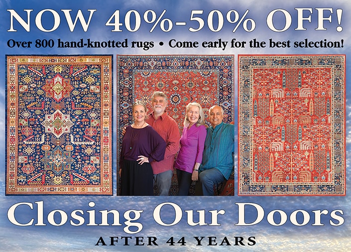 The Magic Carpet - Closing Our Doors Sale 40 to 50% Percent Off - 530-265-9229