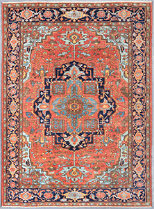 63E67 Afghanistan Heriz 08'10"X12'00"