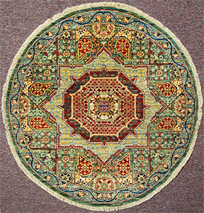 KZPP1007 Afghanistan Mamluk 02'10"X02'11"